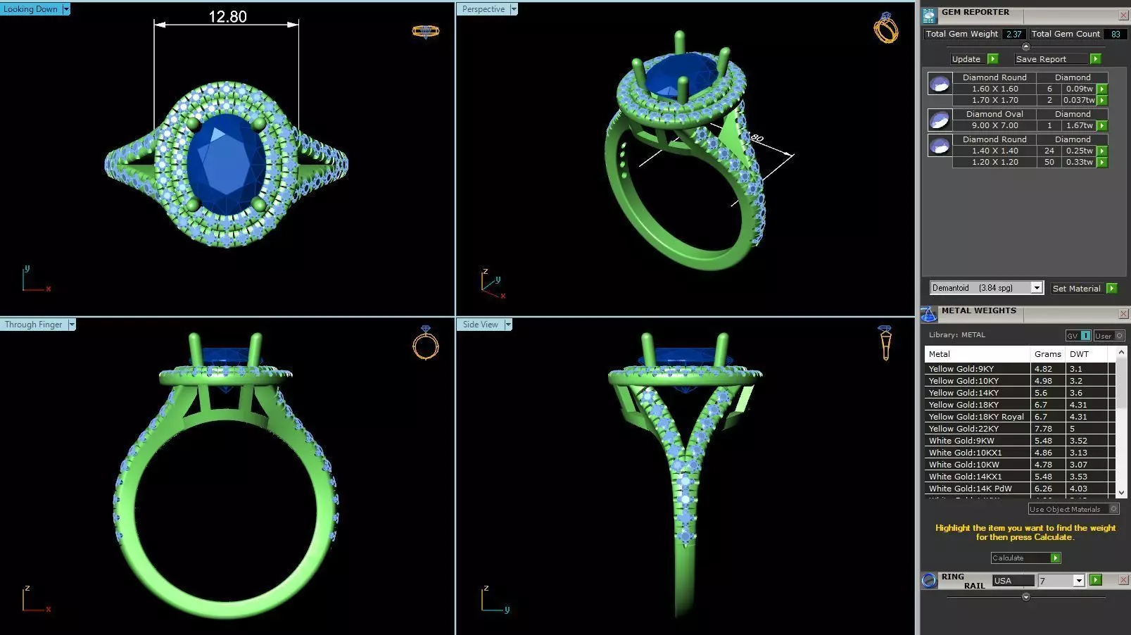 BCJ-012 engagement ring 3D print model_0