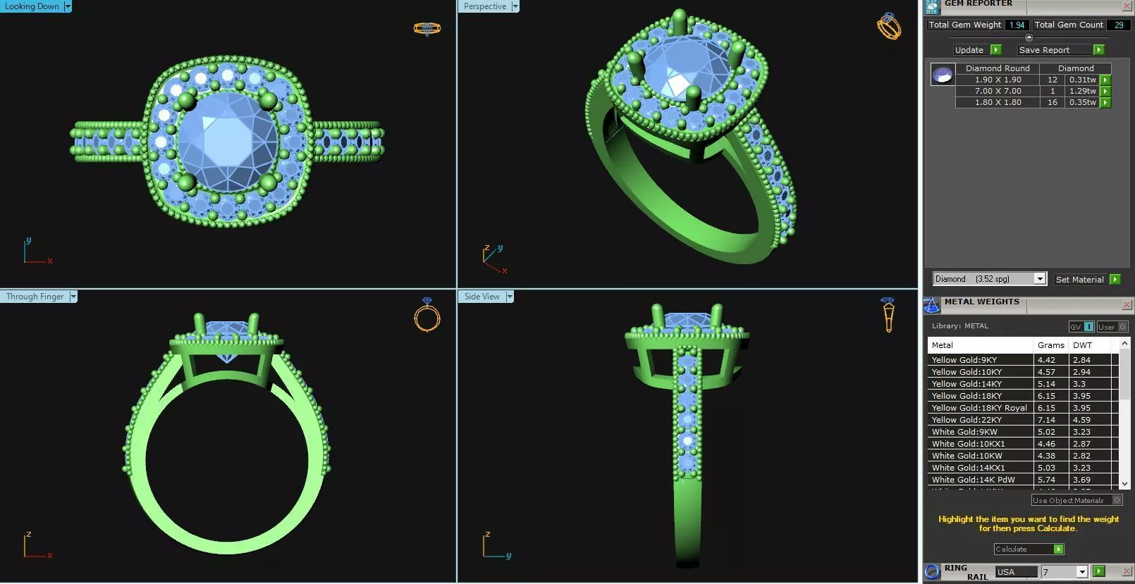 BCJ-009 engagement ring 3D print model_0