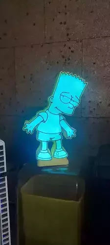 lampe bart simson