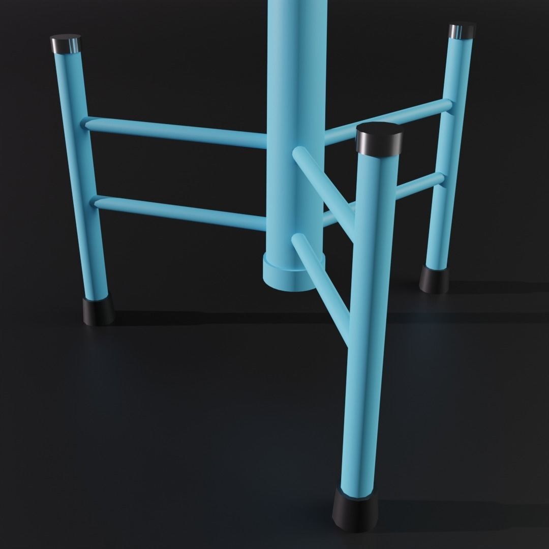 Hanger coat rack 3D model_1