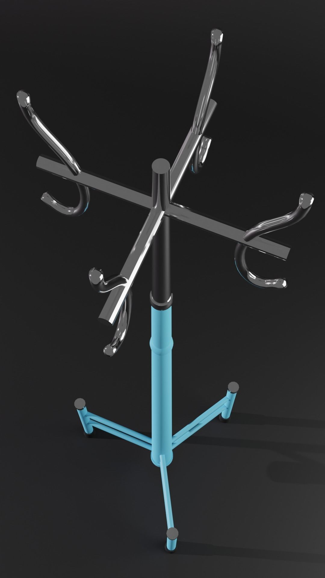 Hanger coat rack 3D model_4