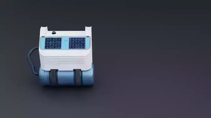 Spacesuit Backpack Free 3D model
