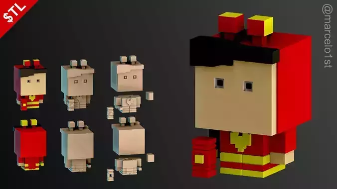 CUBES Chapolin Colorado Free 3D print model