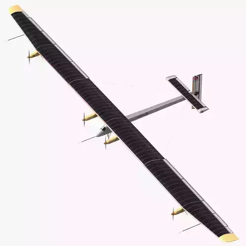 Airplane Prototype Solar Impulse HB-SIA 3D model