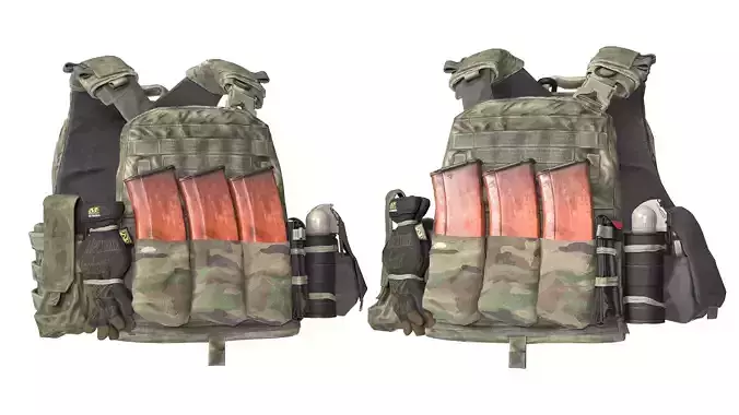 AVS PLATE CARRIER V4 Low-poly 3D model