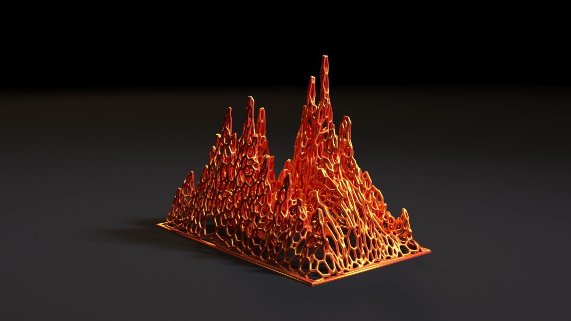 Fire flame 3D print model_15