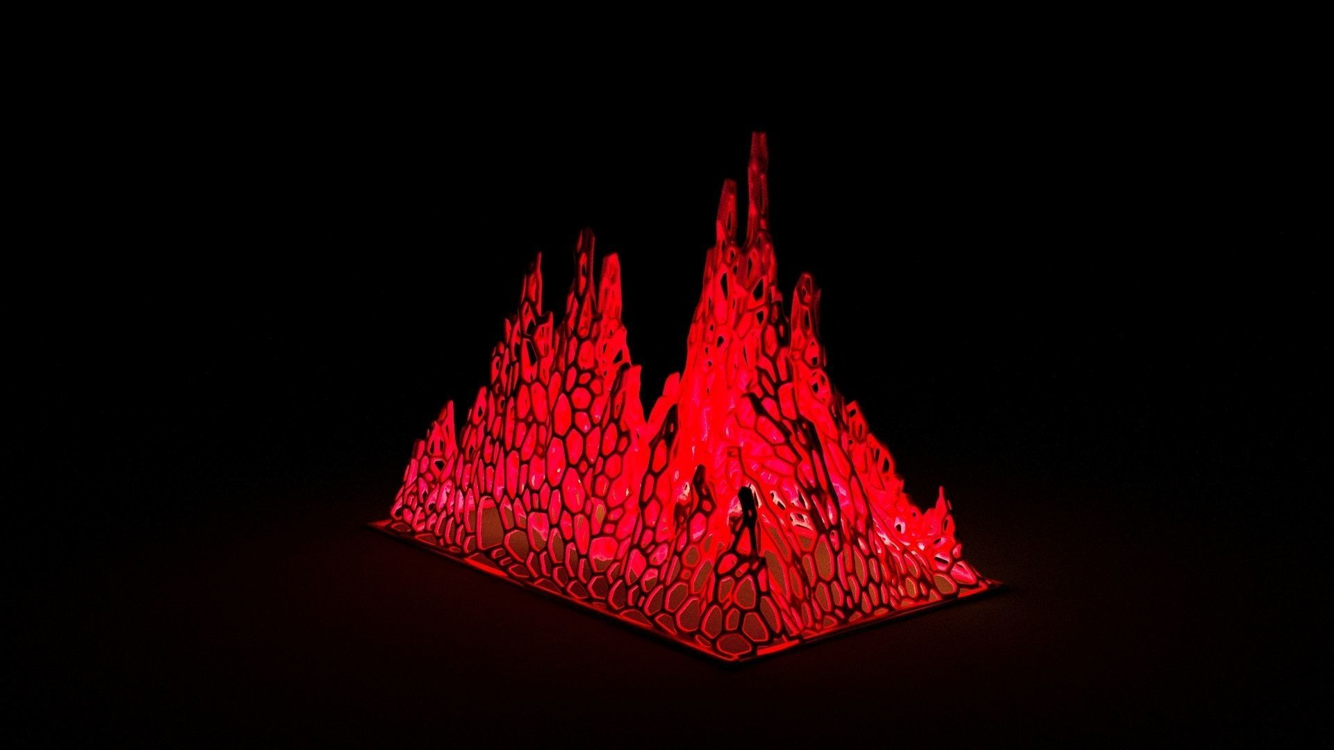 Fire flame 3D print model_9