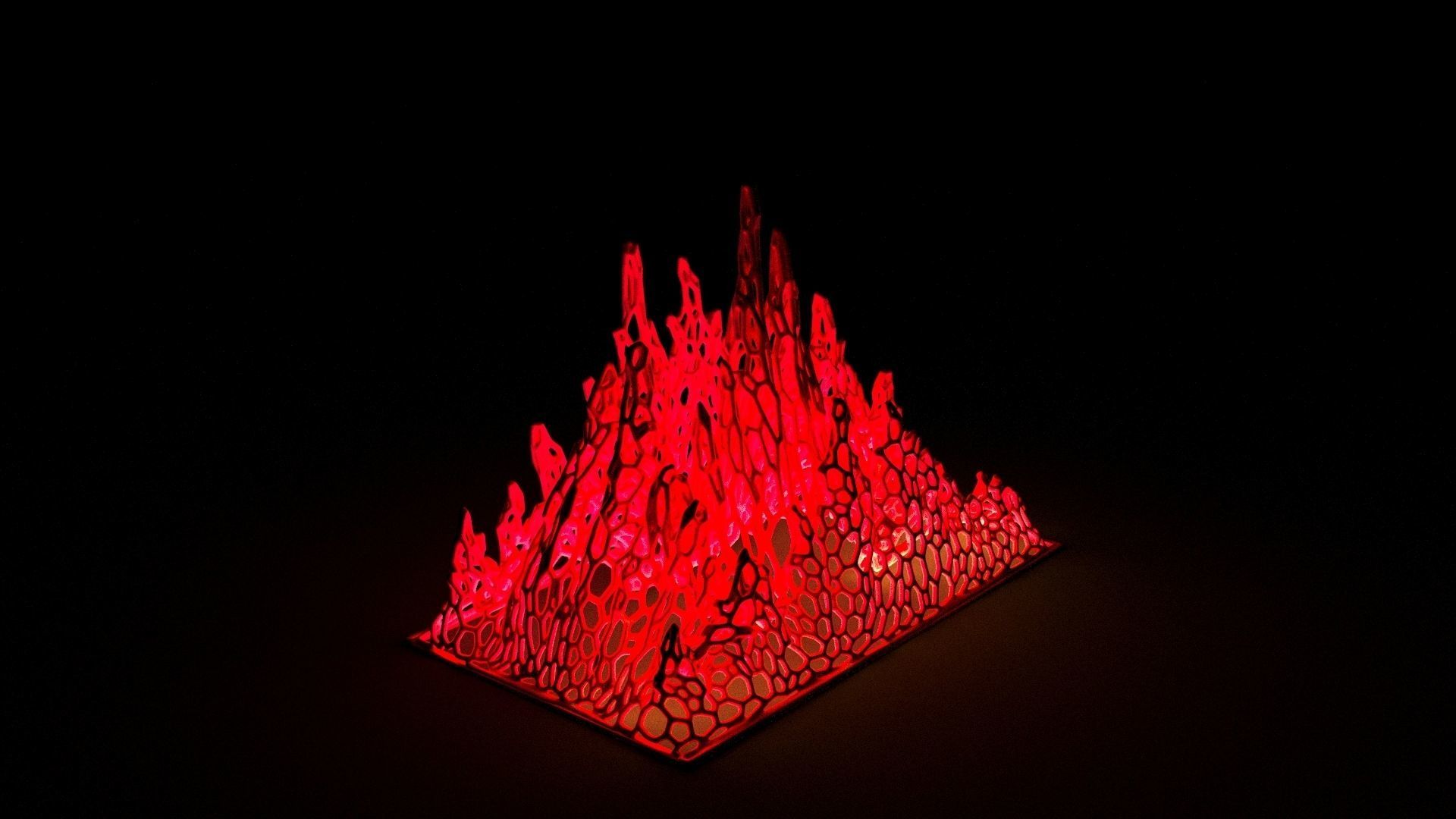 Fire flame 3D print model_11