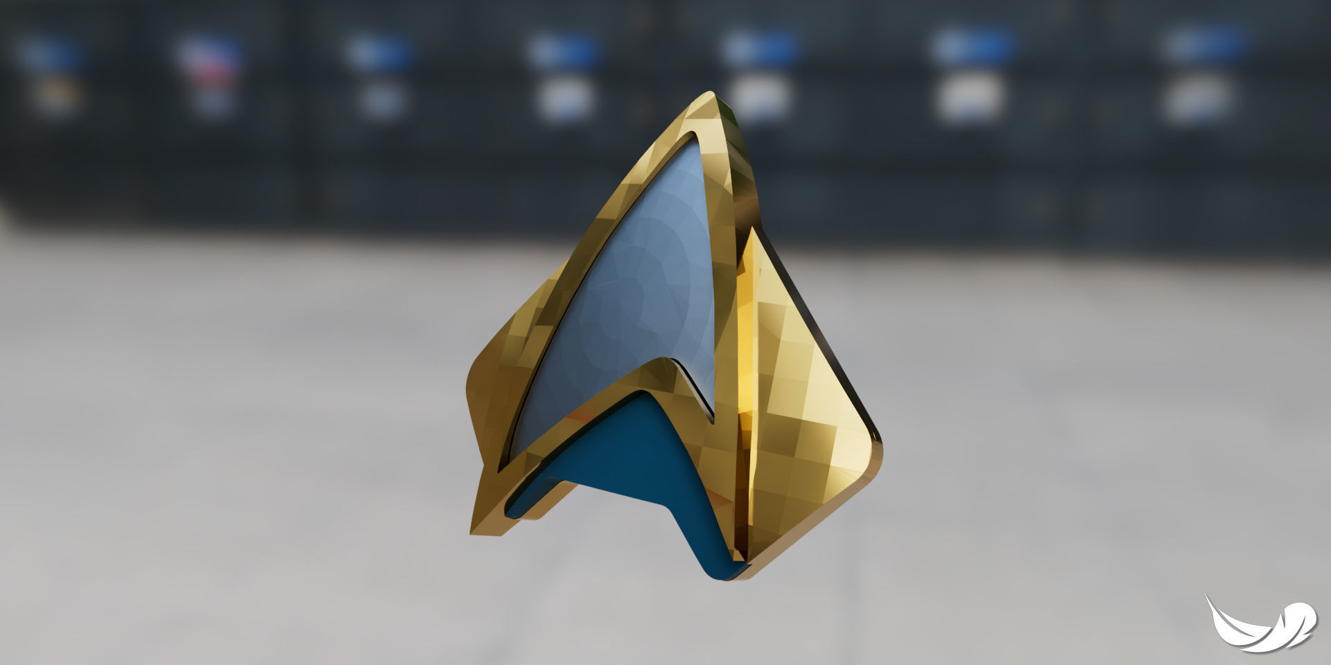 Star Trek Combadge 3D print model_6