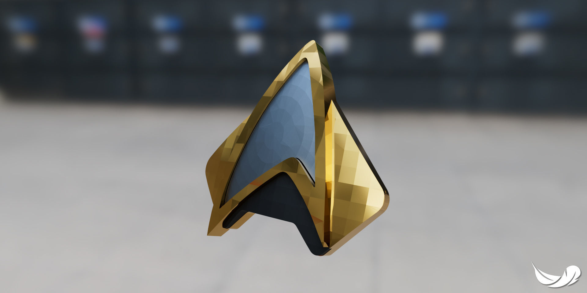 Star Trek Combadge 3D print model_5