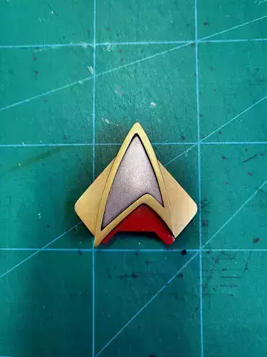 Star Trek Combadge 3D print model