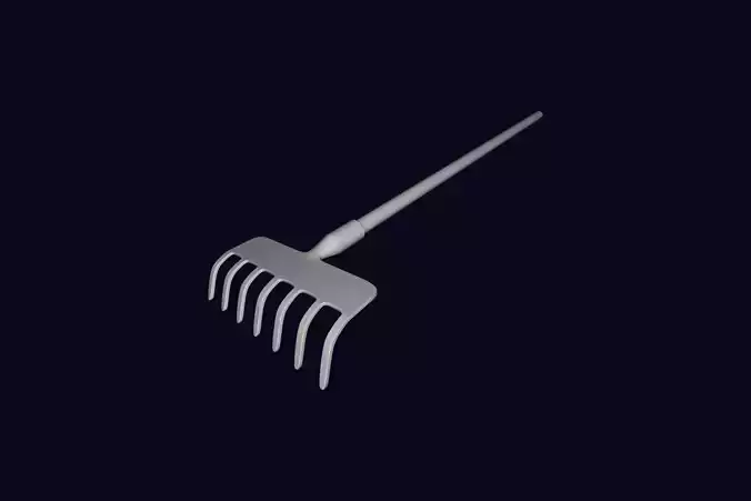 Garden Rake 3D model