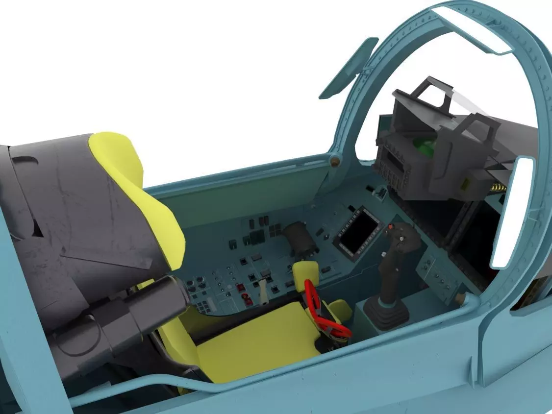 Su-35 Cockpit 3D model_0