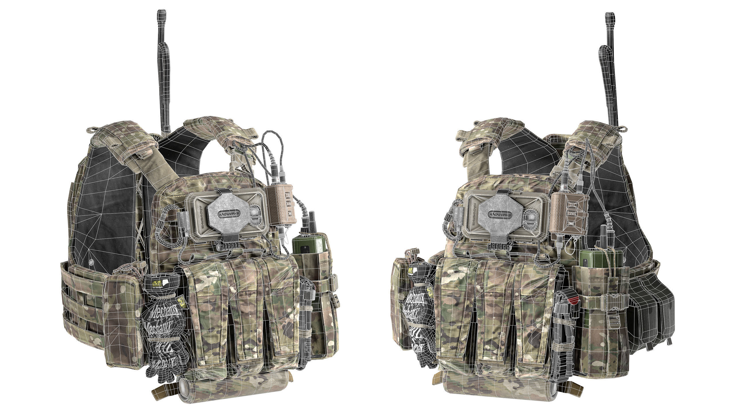 AVS PLATE CARRIER BUNDLE 3D Model Collection_40
