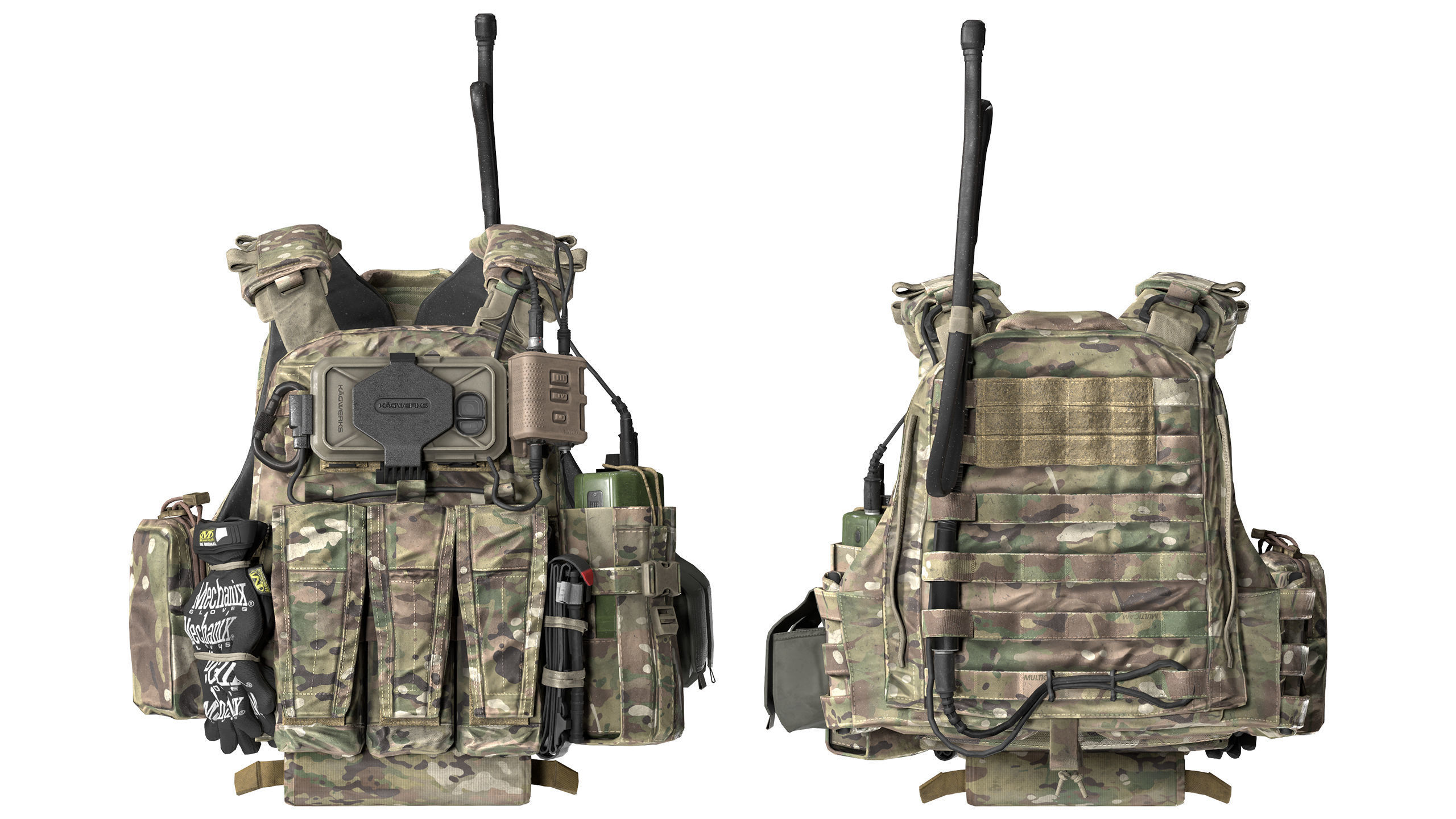 AVS PLATE CARRIER BUNDLE 3D Model Collection_31