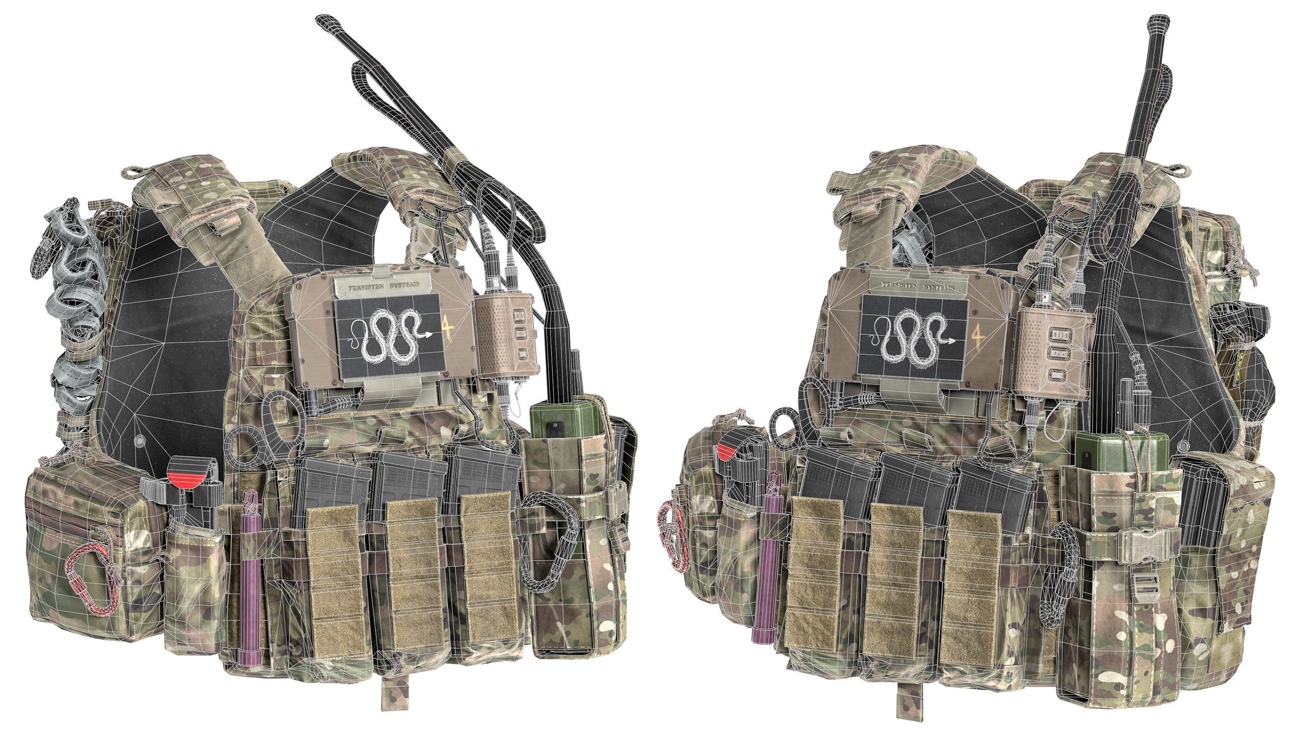 AVS PLATE CARRIER BUNDLE 3D Model Collection_23