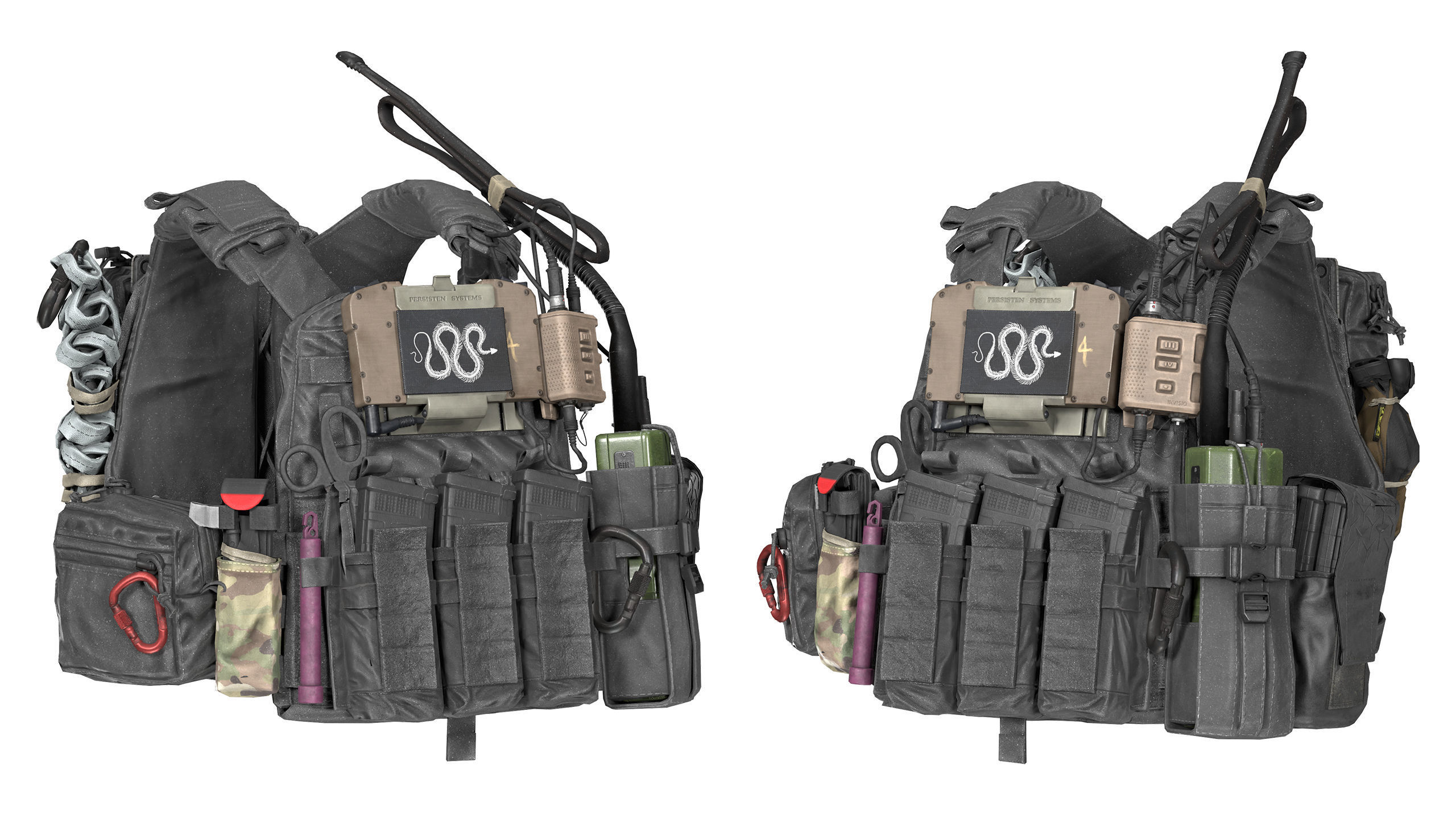AVS PLATE CARRIER BUNDLE 3D Model Collection_10