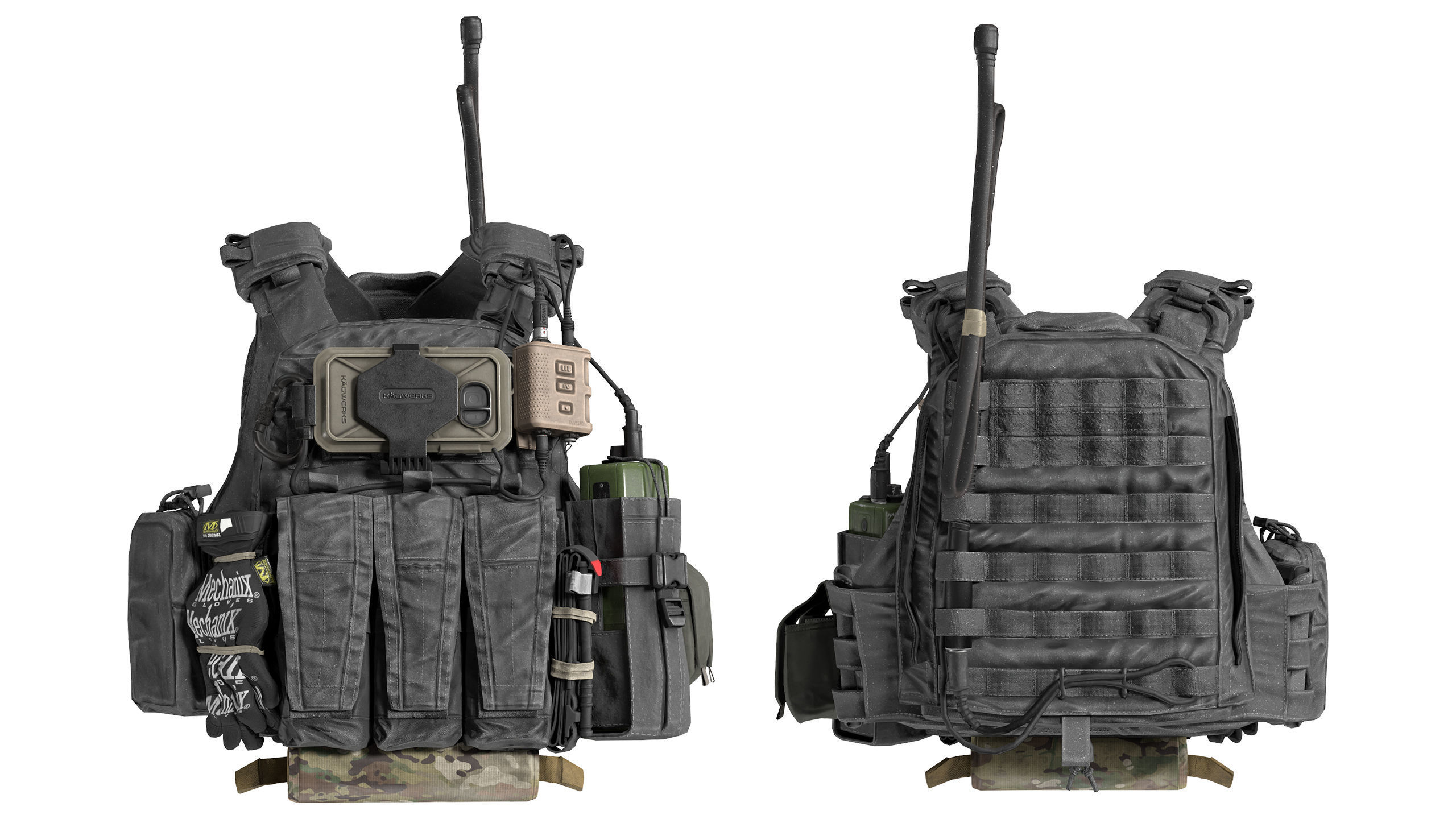 AVS PLATE CARRIER BUNDLE 3D Model Collection_28