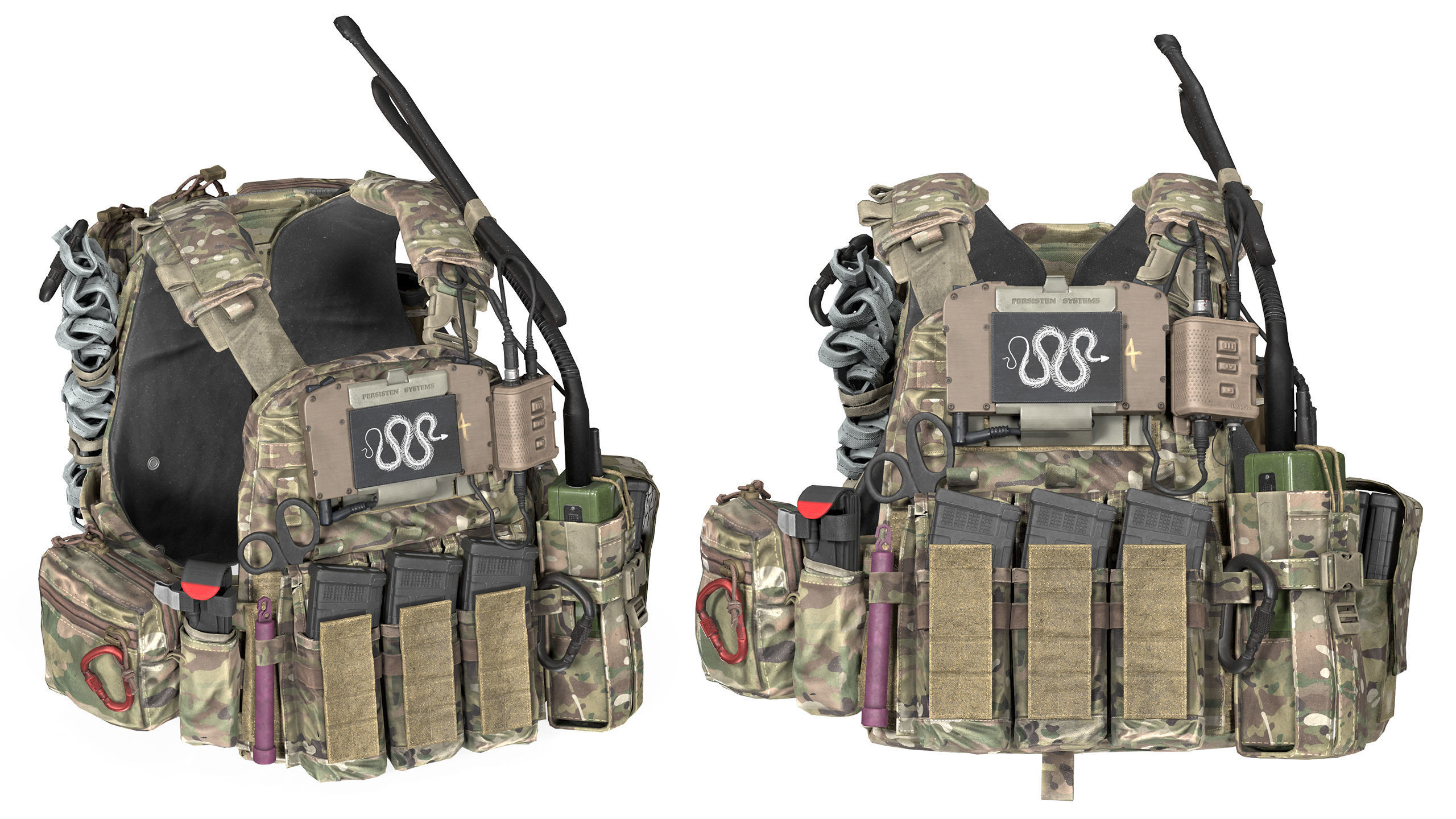 AVS PLATE CARRIER BUNDLE 3D Model Collection_34