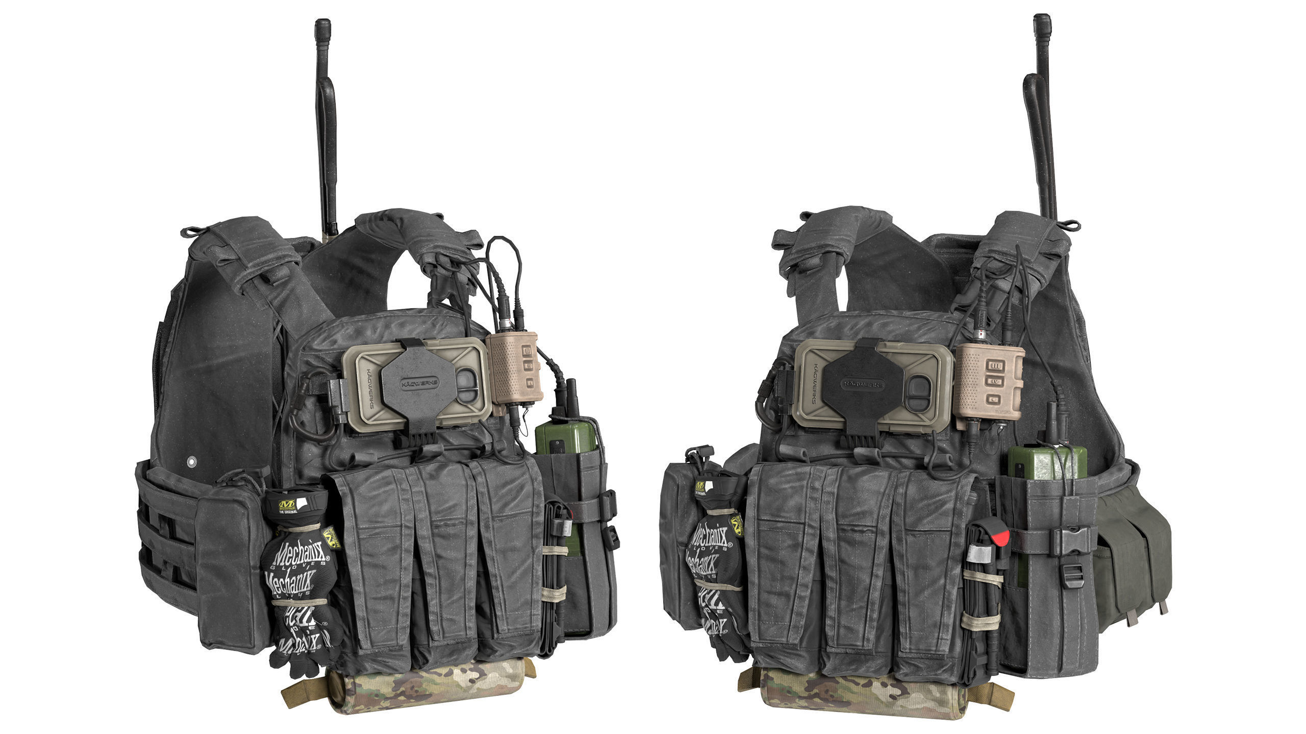 AVS PLATE CARRIER BUNDLE 3D Model Collection_18