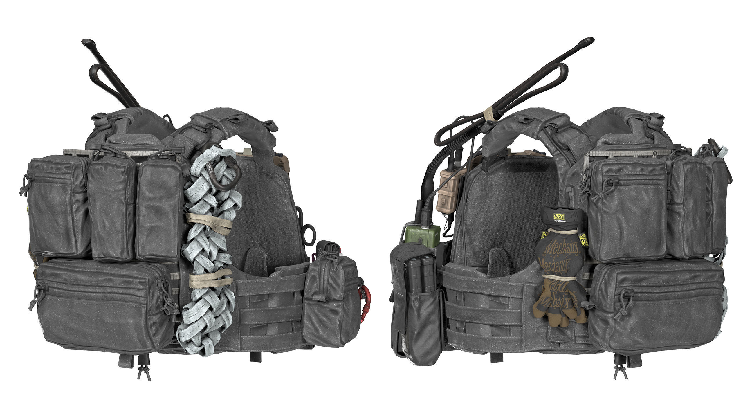 AVS PLATE CARRIER BUNDLE 3D Model Collection_12