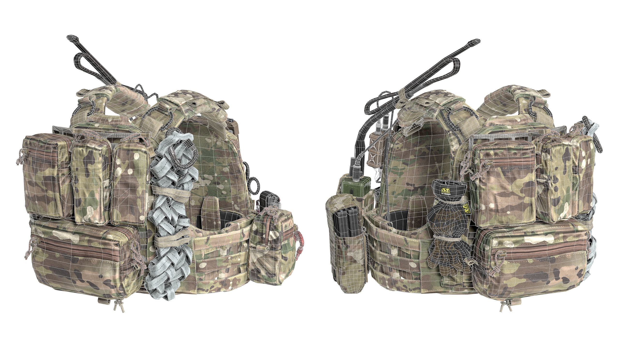 AVS PLATE CARRIER BUNDLE 3D Model Collection_22