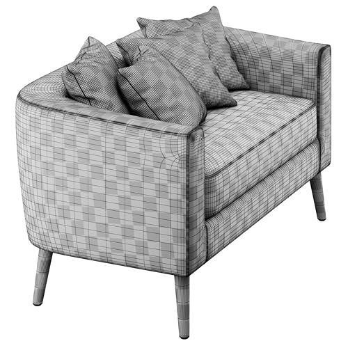 Decato Loveseat by George Oliver 3D model 7