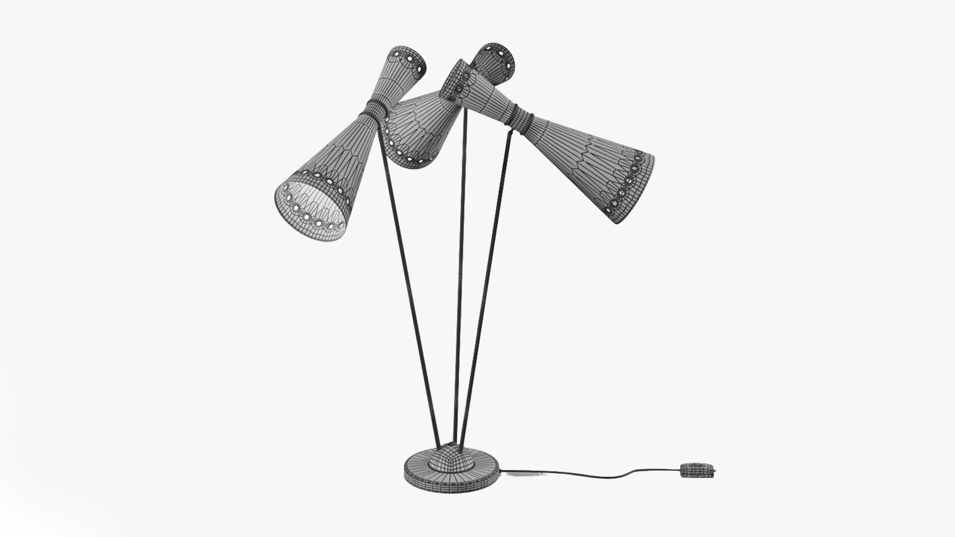 Table Lamp Omnia Eincholz gold brass 3D model_7