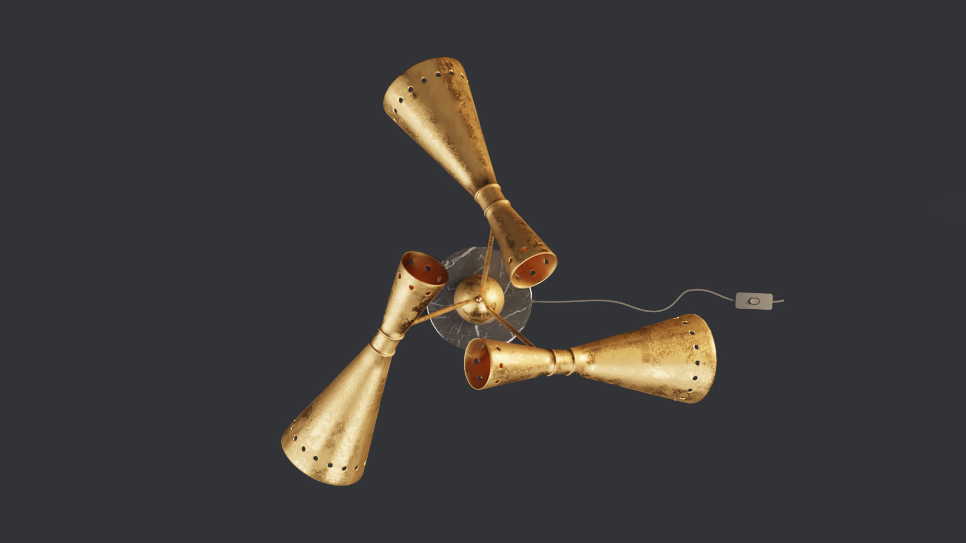 Table Lamp Omnia Eincholz gold brass 3D model_5