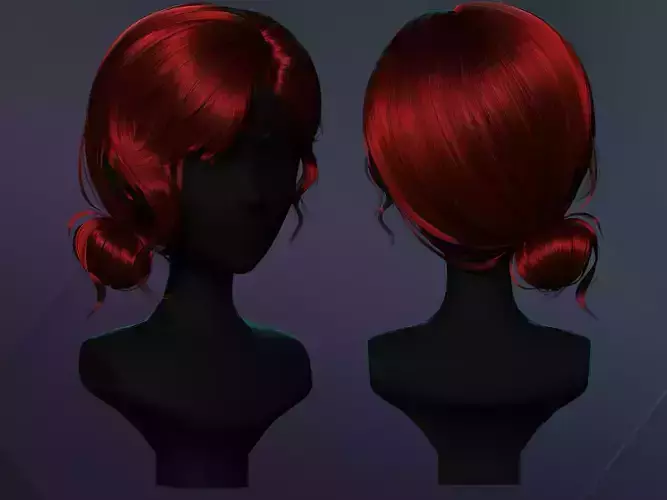 Game Hair - Female Hairstyle V5