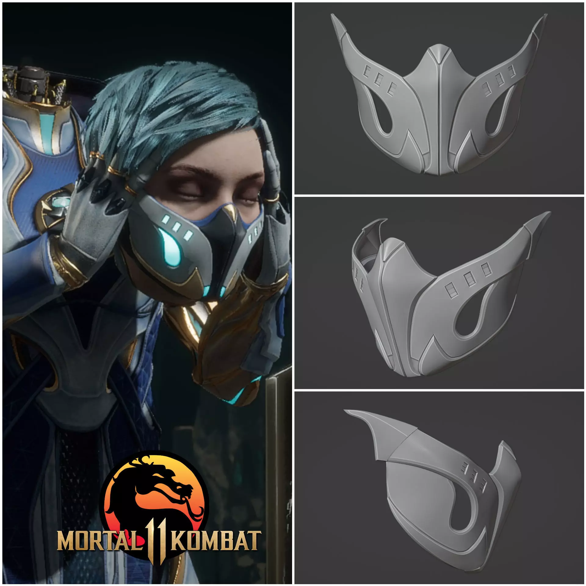 Frost mask - Speak no Evil 3D print model