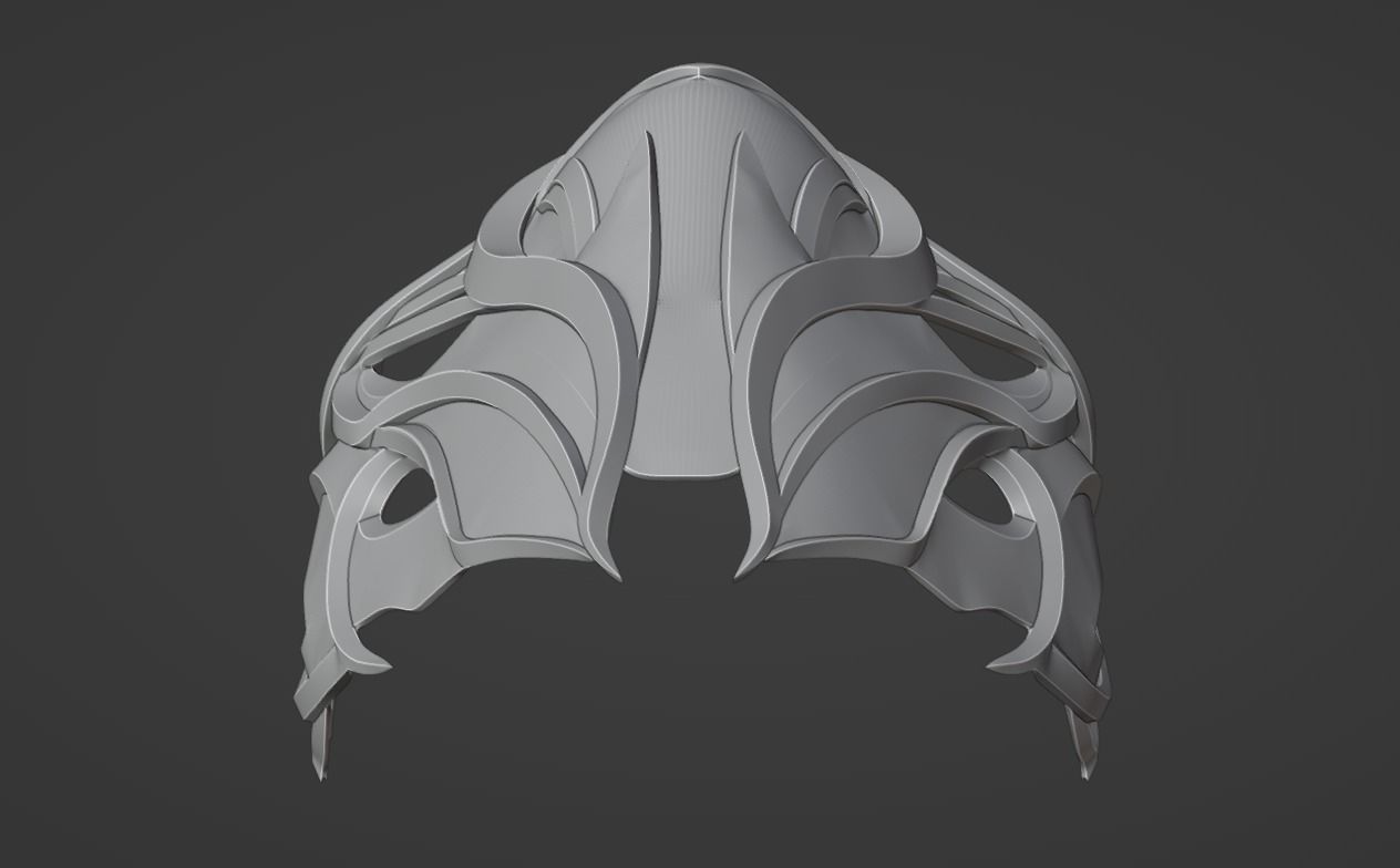 Rain mask - Veteran of Melian campaign 3D print model_9