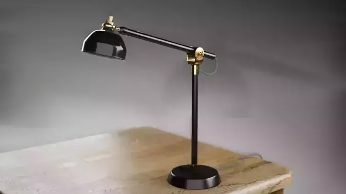 Artists Desk Lamp 3D model