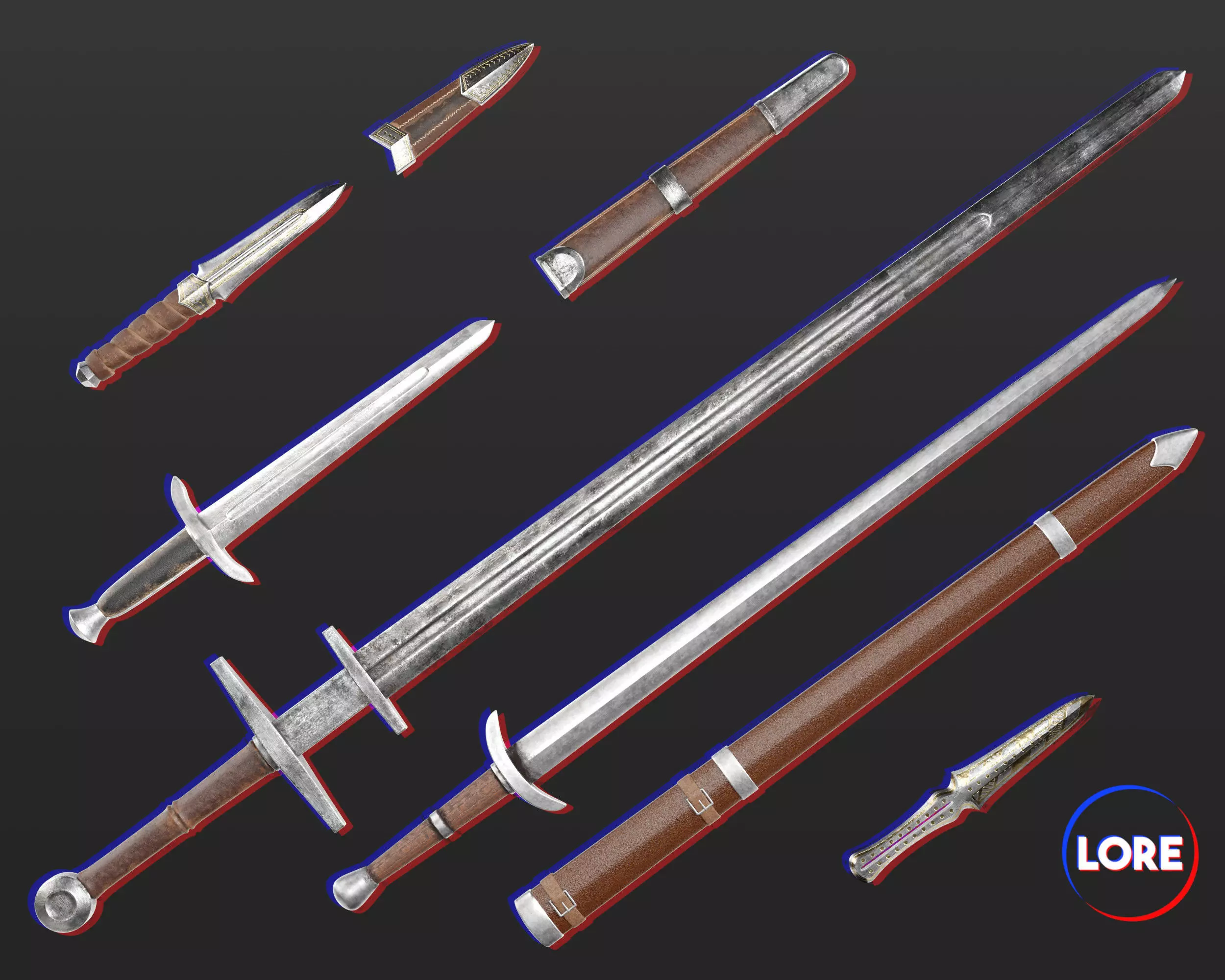 Medieval Collection Variety Blades _0
