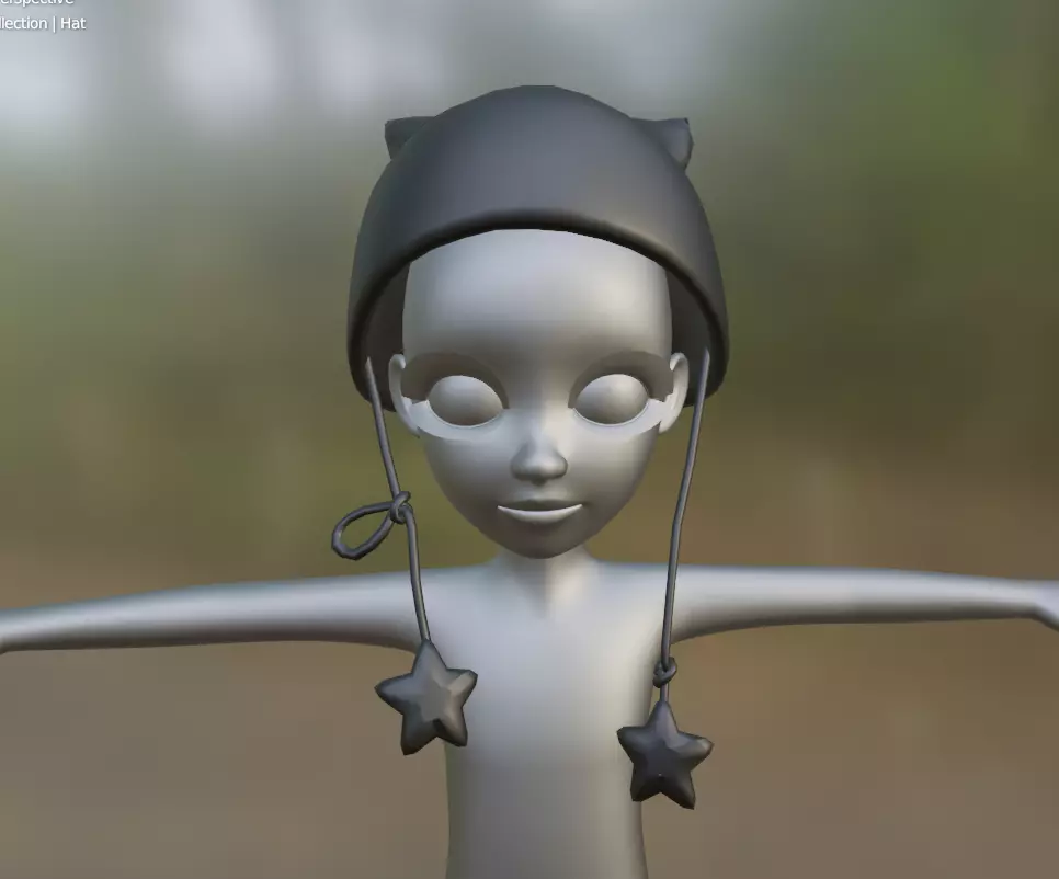 Hat 3D Model Item Zepeto Unity Prefab FBX  Low-poly 3D model_0