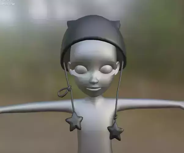 Hat 3D Model Item Zepeto Unity Prefab FBX 