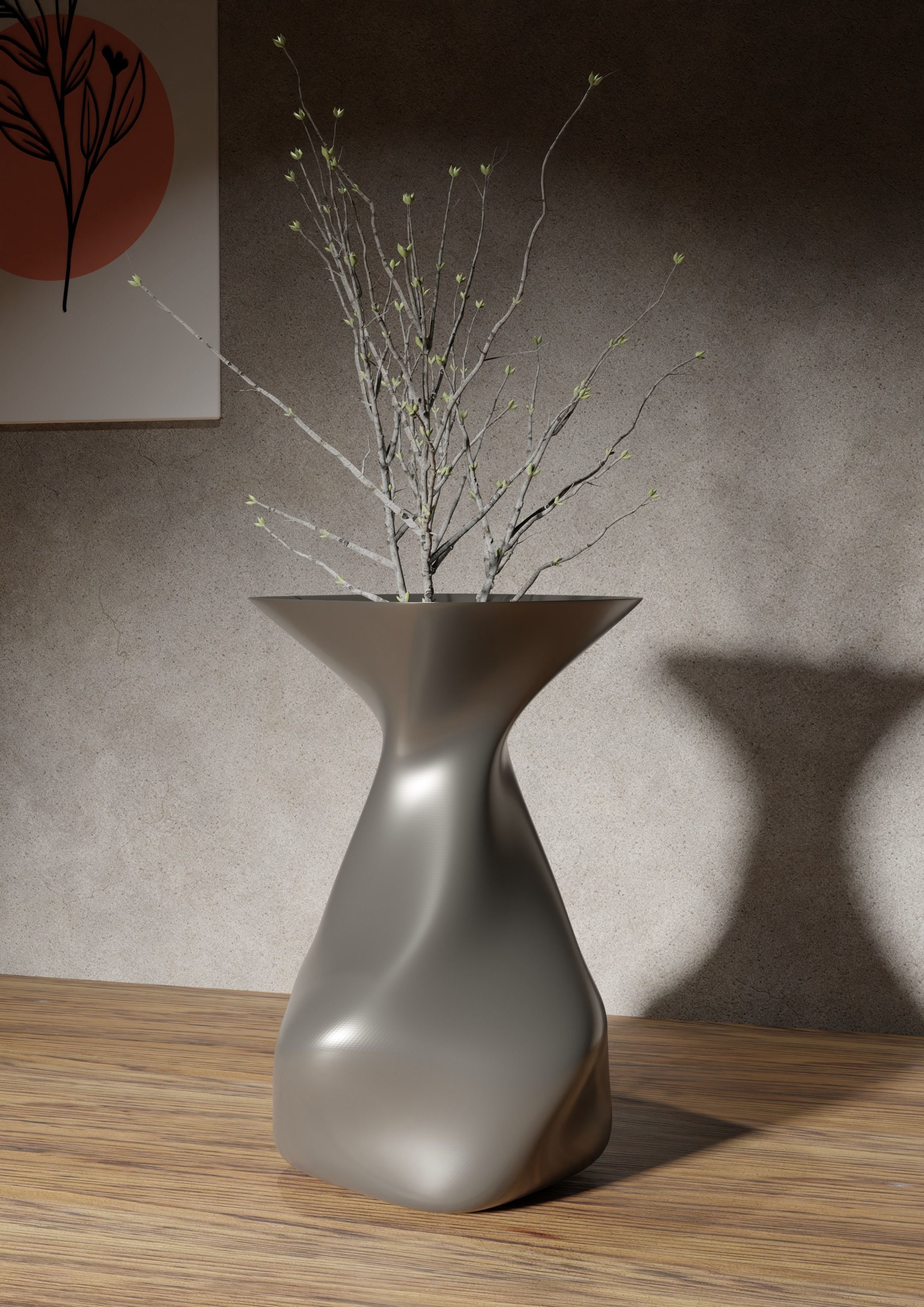 Parametric Vase V02- STL File for 3D printing - digital download 3D print model_1