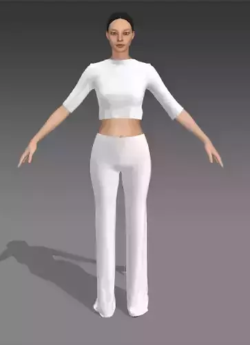 BASIC TWO PIECES BLOUSE PANT