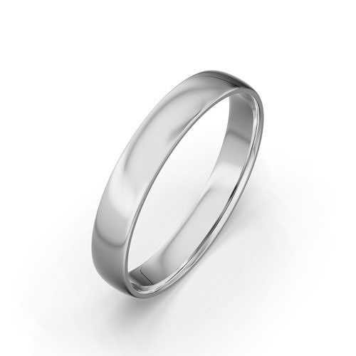 Women  and men  wedding ring RSize 9US width 3 5 mm 3D print model