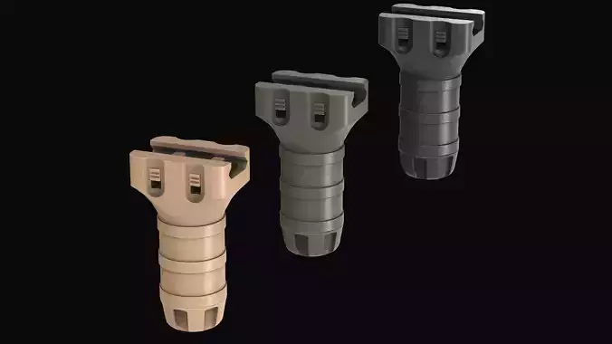 TangoDown Vertical Fore Grip Low-poly 3D model