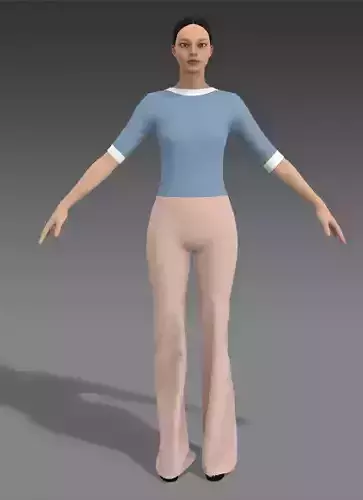 BASIC JUMPSUIT BLOUSE PANT 