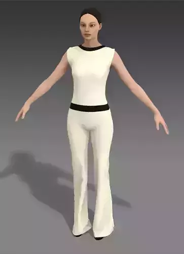 BASIC JUMPSUIT BLOUSE PANT 