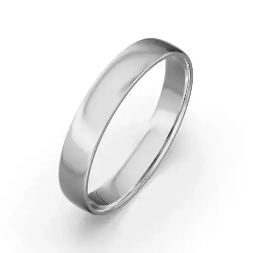 Women and men wedding rings 11US Width 4mm