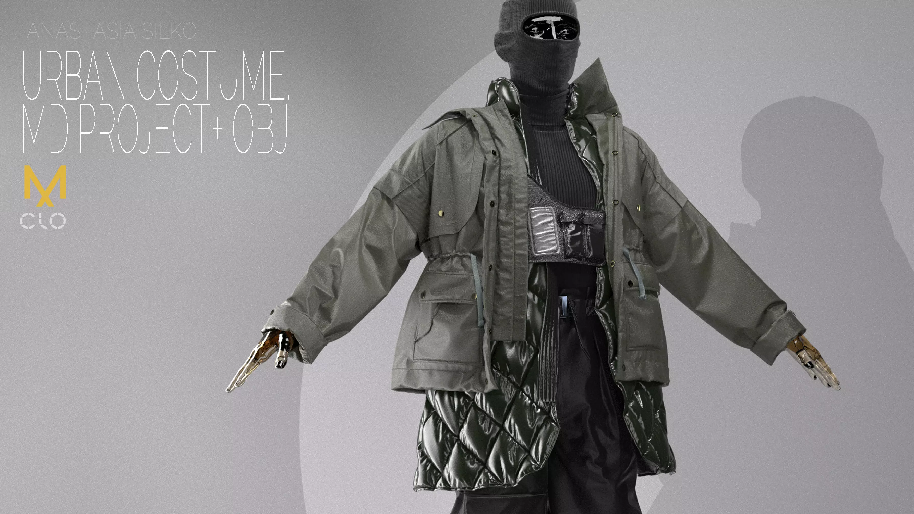 URBAN COSTUME    MD PROJECT AND OBJ 3D model_0