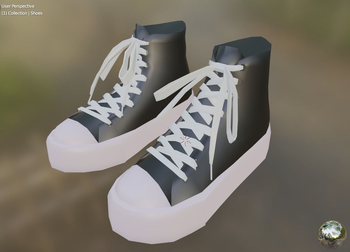Sneakers Zepeto 3D Item Unity 3D model_2