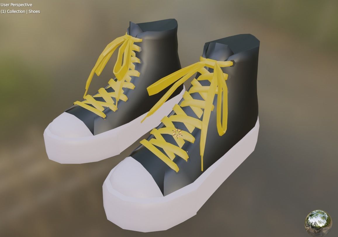 Sneakers Zepeto 3D Item Unity 3D model_4