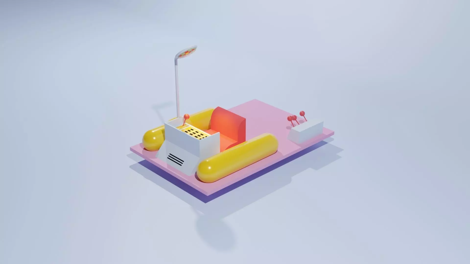 Doraemon Time Machine 3D model_0