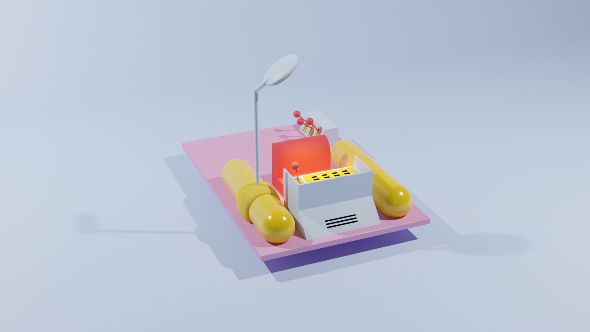 Doraemon Time Machine 3D model_2