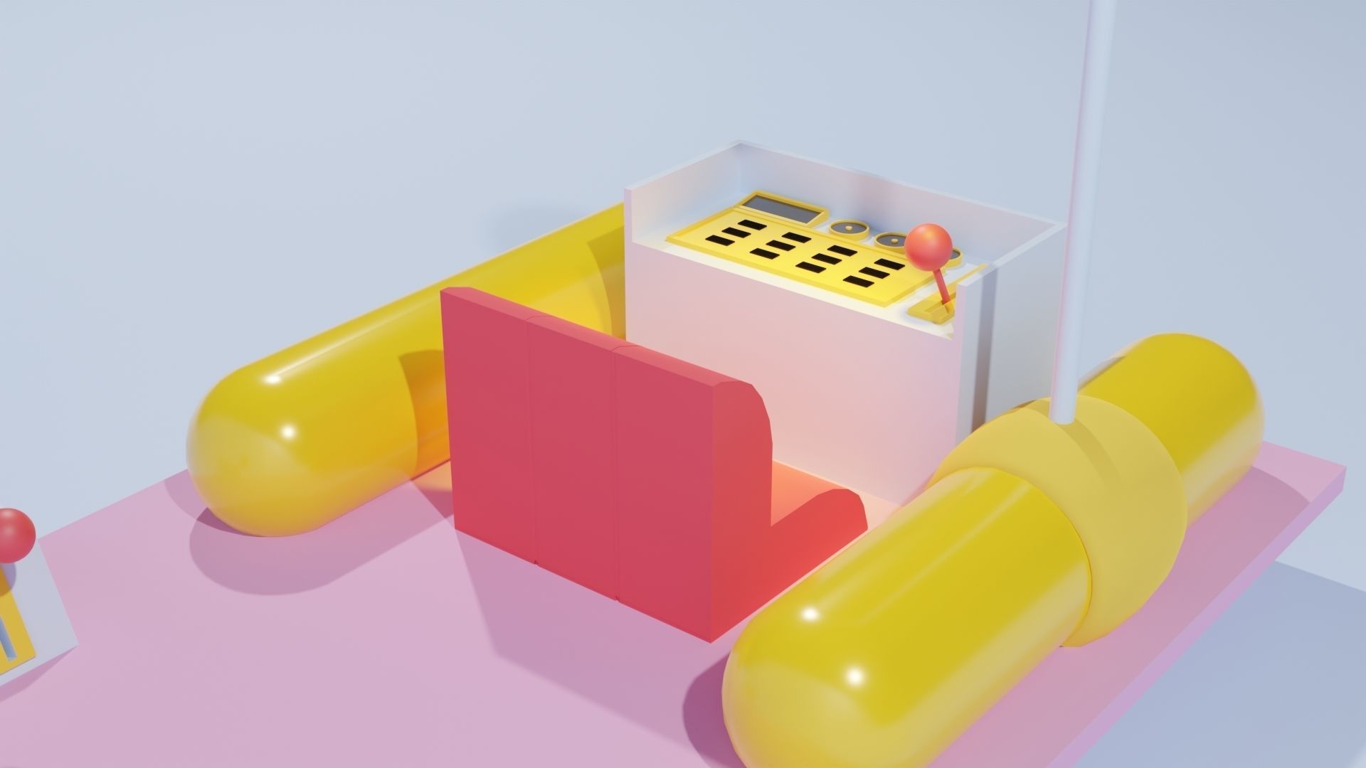 Doraemon Time Machine 3D model_3