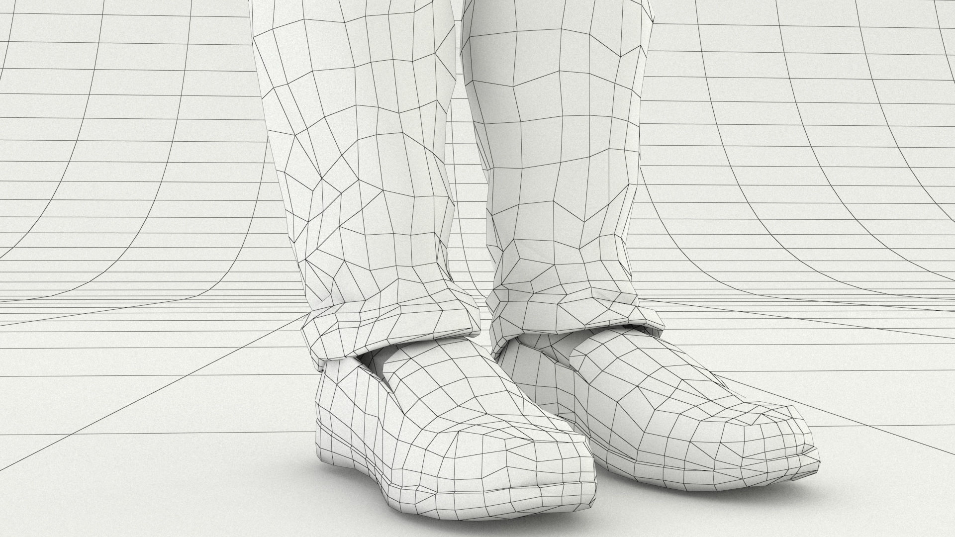 laos Game Male African Low-poly 3D model_11